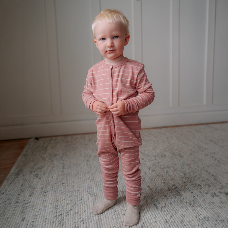 Hel dress i ull med silke