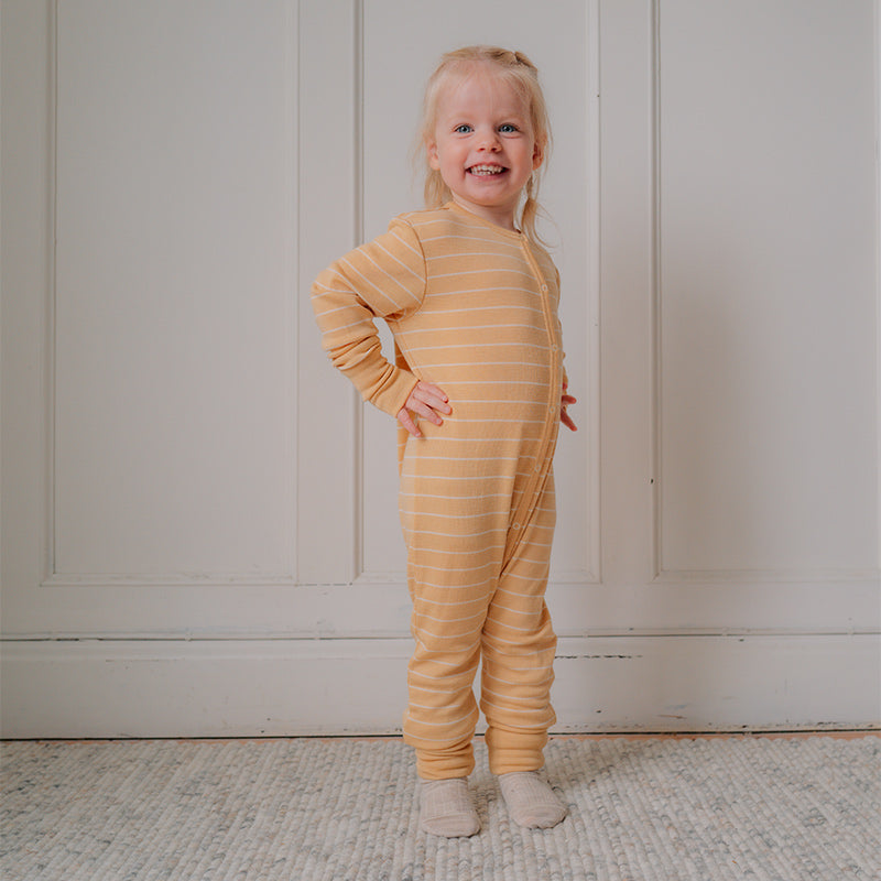 Hel dress i ull med silke