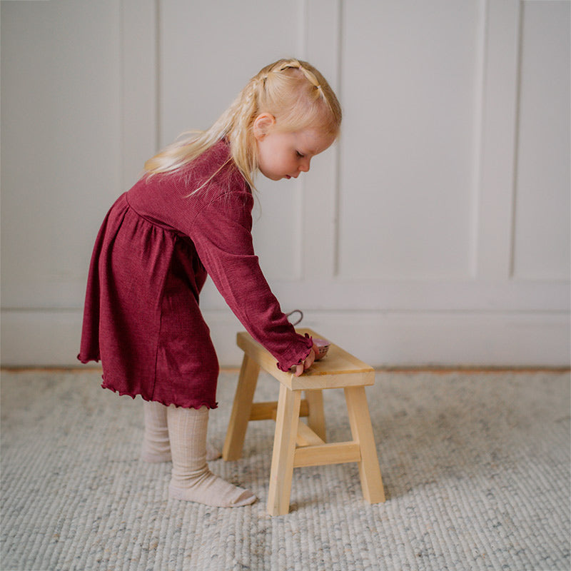 Strumpbyxor barn ull med bomull