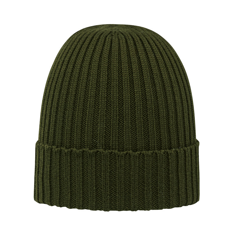 Ribbstickad ullmössa vuxen, Mossgrön