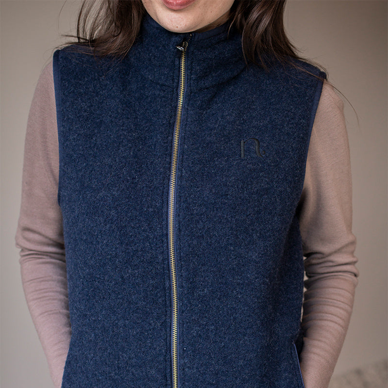 Vest i ullfleece