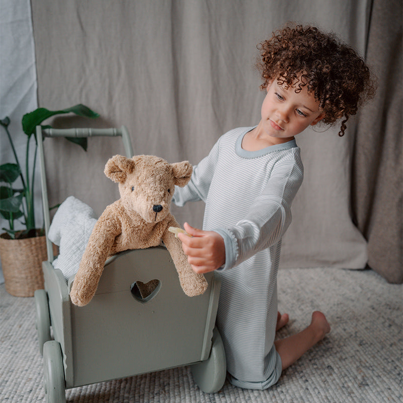 Teddybjørn i bomull ca 40 cm