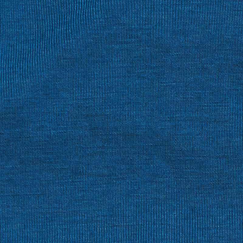 Ull med silke - dongeriblå - swatch