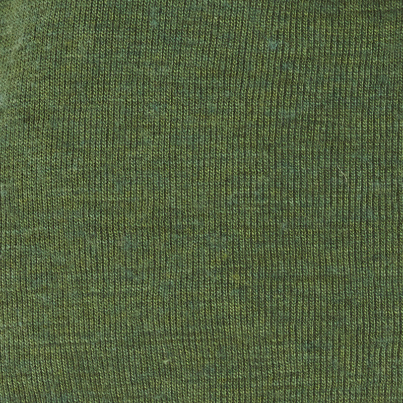 Ull med silke - olivin - swatch