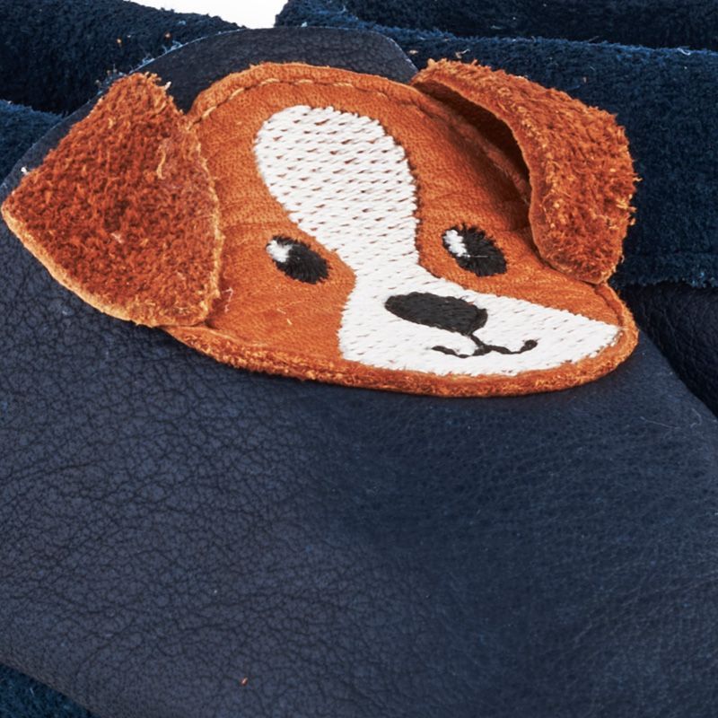 Skinntøfler - hund - Mørk blå - Hund-Mørk blå - swatch